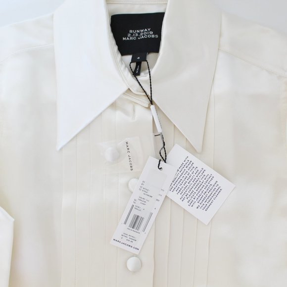 NWT Marc Jacobs Runway Satin Shirt - Office, Cocktail, Party, Date Night - Picture 5 of 15